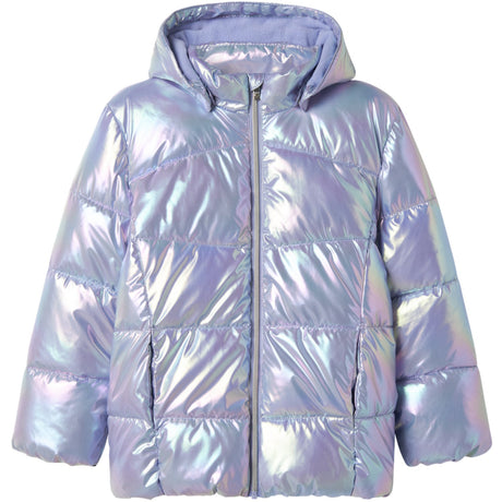 Name It Pastel Lilac Nkfmolina Puffer Jacket Shiny
