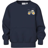Name It Navy Blazer Tractor Nmmvugo Ls Nreg Sweat Bru
