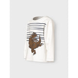 Name It Cloud Dancer Dino Hi Nmmvilasse Ls Nreg Top