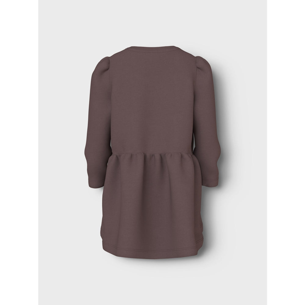 Name It Peppercorn Heart Embroidery Nmfvima Ls Swe Dress Bru