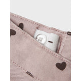Name It Burnished Lilac Heart Nmfrose Straight Aop Twill Pants 7218-Yf