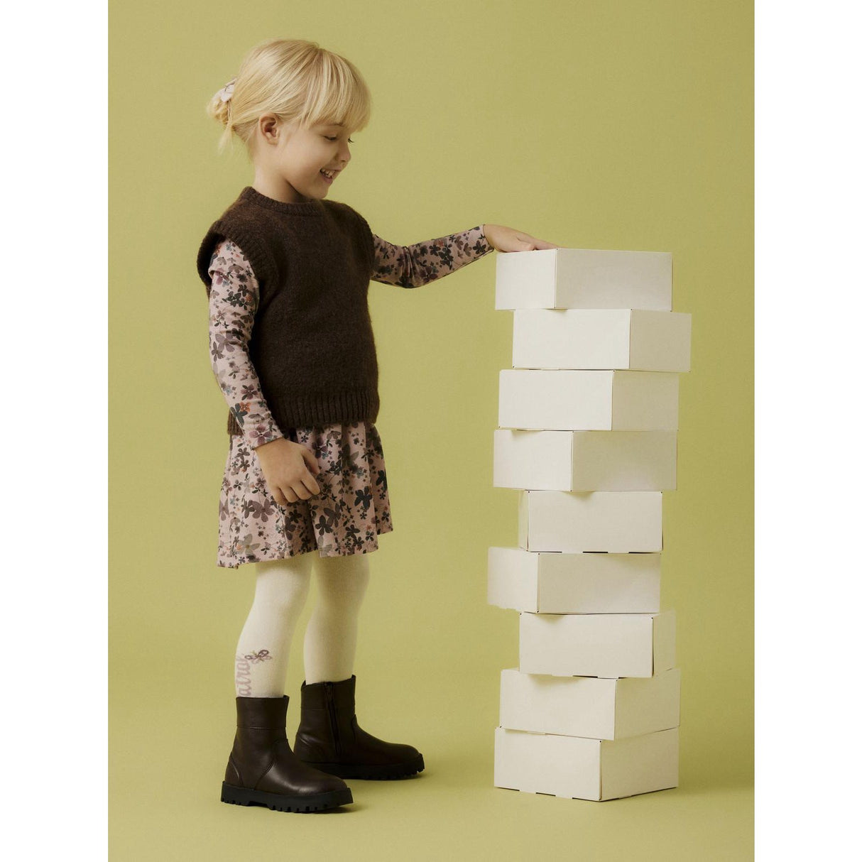 Name It Burnished Lilac Nmfnaline Ls Dress