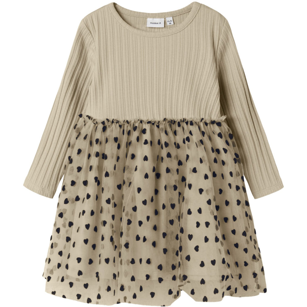 Name It Island Fossil Nmfnea Ls Tulle Dress