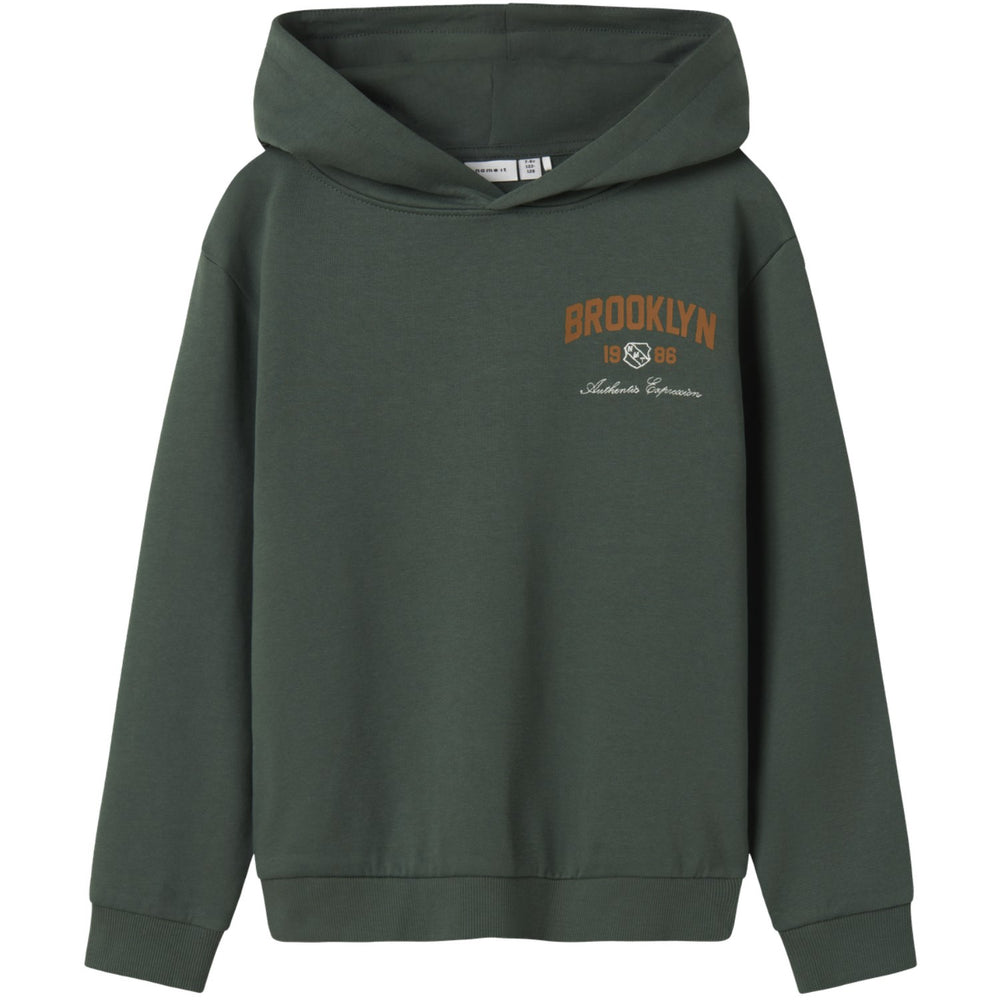 Name It Garden Topiary Nkmnewi Ls Nreg Sweat Wh Bru