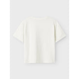 Name It Cloud Dancer Nkfsuka Rollings Ss Nreg Top Box Unv