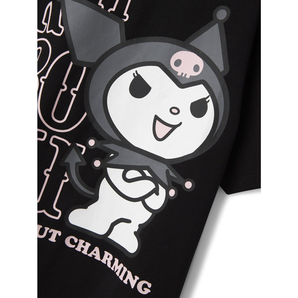 Name It Black Nkfakisa Kuromi Ss Nreg Top Box Sky