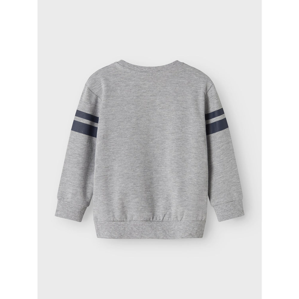 Name It Grey Melange Nmmadam Spider Nreg Sweat Bru Mar