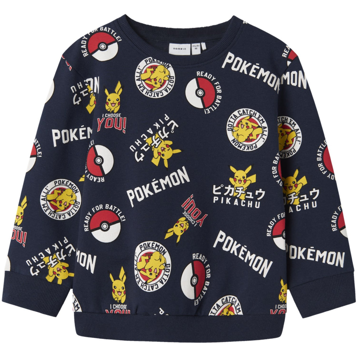 Name It Navy Blazer Nmmsilo Pokemon Nreg Sweat Bru Sky
