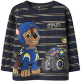 Name It Navy Blazer Nmmsofus Paw Ls Nreg Top Box Cplg
