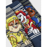 Name It Insignia Blue Nmmsommer Paw 3-Pack Socks Cplg