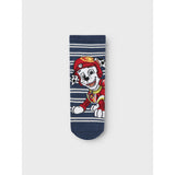 Name It Insignia Blue Nmmsommer Paw 3-Pack Socks Cplg