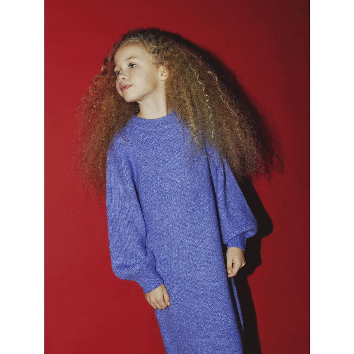 Name It Blue Ice Nkfomarian Ls Knit Dress