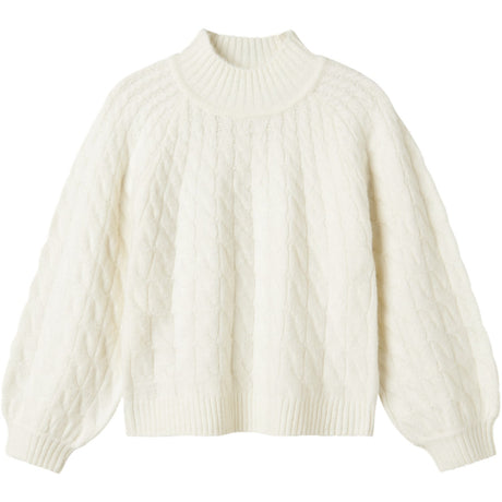 Name It Cloud Dancer Nkfnadalie Ls Knit