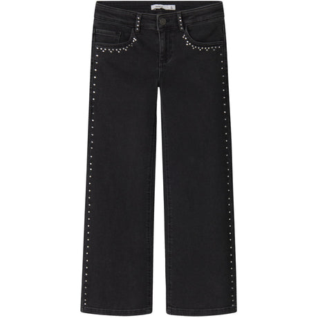 Name It Black Nkfrose Wide Rhinestone Jeans 8810-Bf O