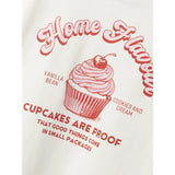 Name It Cloud Dancer Red Alert Nkfneata Ss Nreg Top