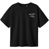 Name It Black Nkfneata Ss Nreg Top
