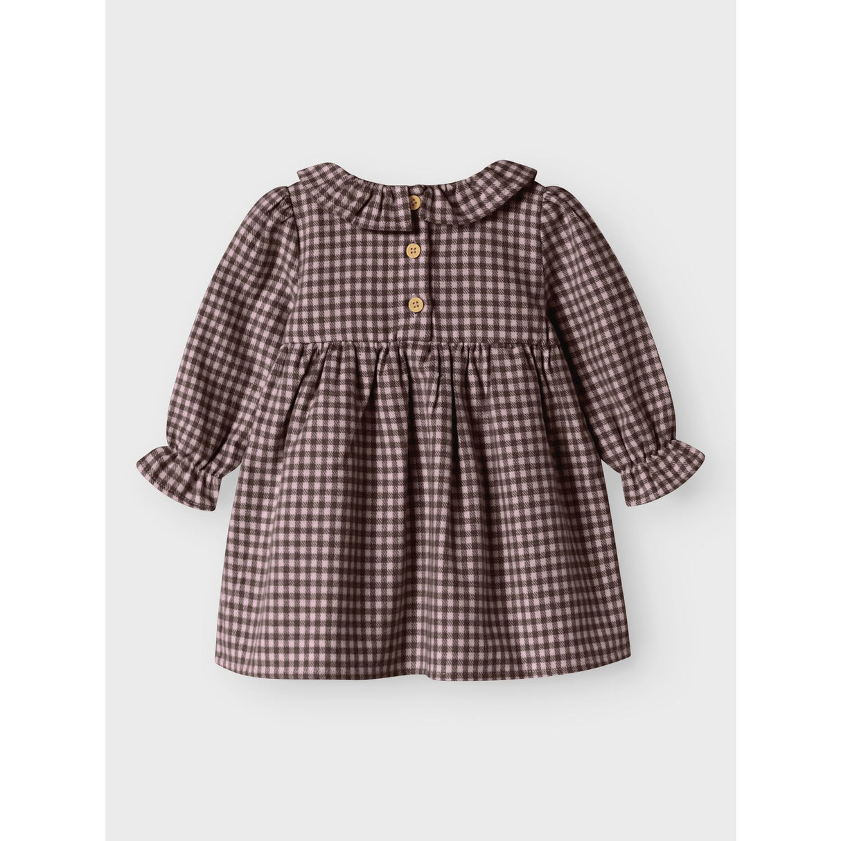 Name It Seal Brown Burnished Lilac Nbfoninka Ls Dress