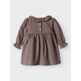 Name It Seal Brown Burnished Lilac Nbfoninka Ls Dress