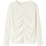 Name It Cloud Dancer Nkfodny Ls Slim Top