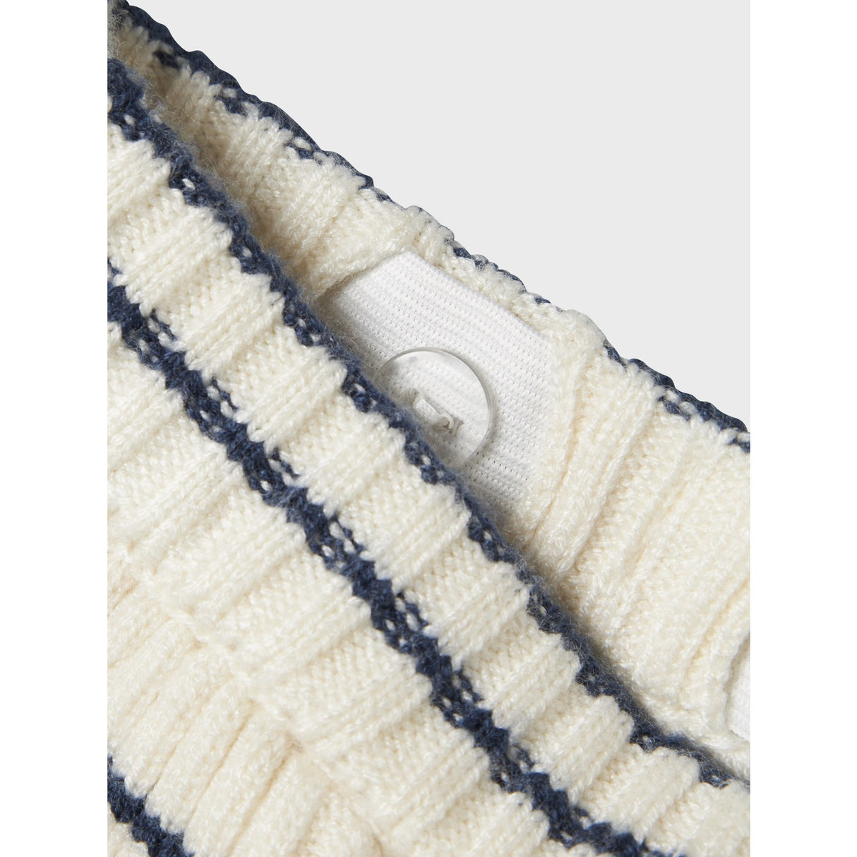 Name It Insignia Blue Cloud Dancer Nbmostripe Knit Pants