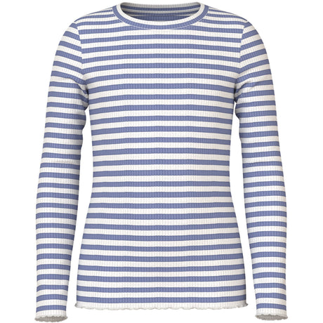 Name It Blue Ice Cloud Dancer Nkfvemma Ls Slim Top