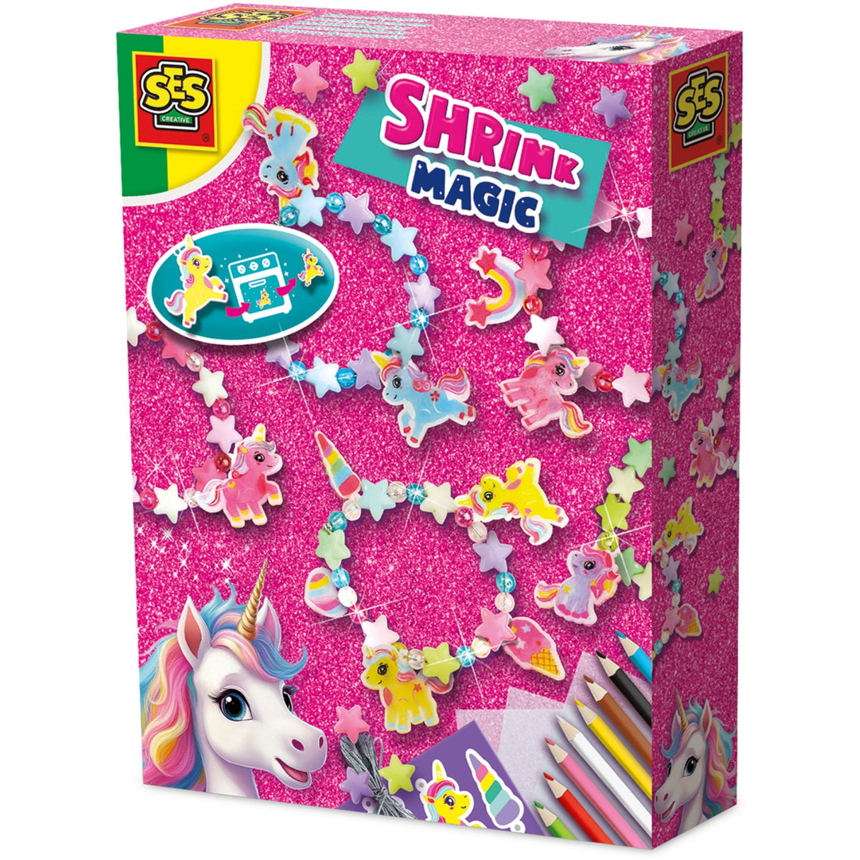 SES Creative Shrink Plastic Unicorn Bracelet
