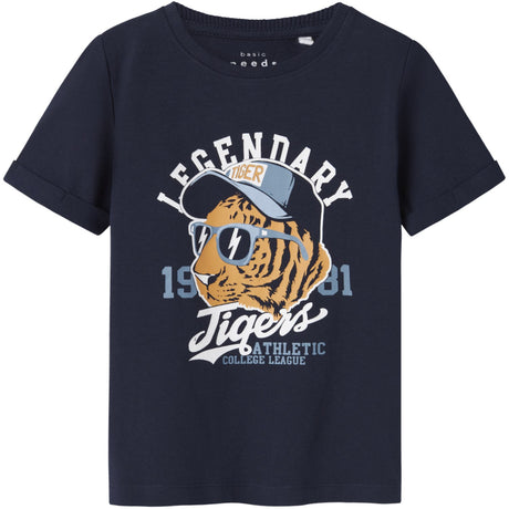 Name It Navy Blazer Tiger Nmmvux Ss Top