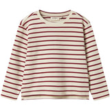 Lil'Atelier Turtledove Red Dahlia Nmflimia Ls Loose Top Lil