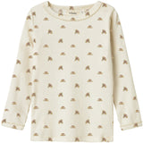 Lil'Atelier Turtledove Croissant Nmflavo Egi Ls Slim Top Lil