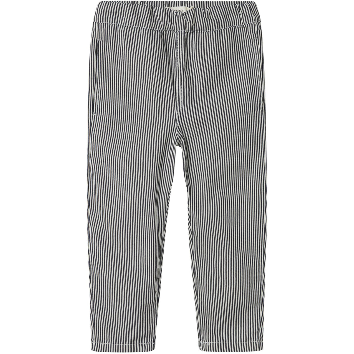 Lil'Atelier Dark Blue Denim White Nmmkasper Loose Twi Pants 4021-Cm Lil