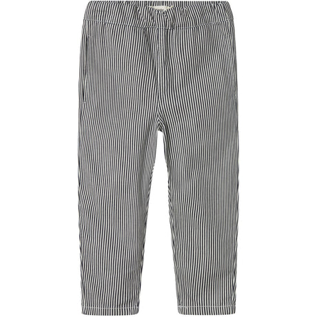 Lil'Atelier Dark Blue Denim White Nmmkasper Loose Twi Pants 4021-Cm Lil