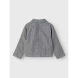 Lil'Atelier Dark Blue Denim White Nmmkasper Ls Loose Twi Shirt 4021-Cm Lil