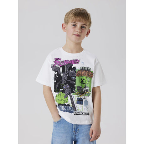 Name It Bright White Nkmjahi Minecraft Nreg Ss Top Noos Bfu