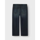 Name It Vintage Dark Blue Denim Nkmryan Straight Jeans 3418-Be Noos
