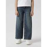 Name It Vintage Dark Blue Denim Nkfrose Wide Jeans 5529-Be Noos