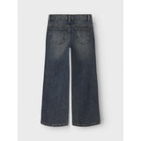 Name It Vintage Dark Blue Denim Nkfrose Wide Jeans 5529-Be Noos