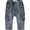 Name It Dark Blue Denim Nbmben Baggy Cargo Jeans 2727-Yb Noos