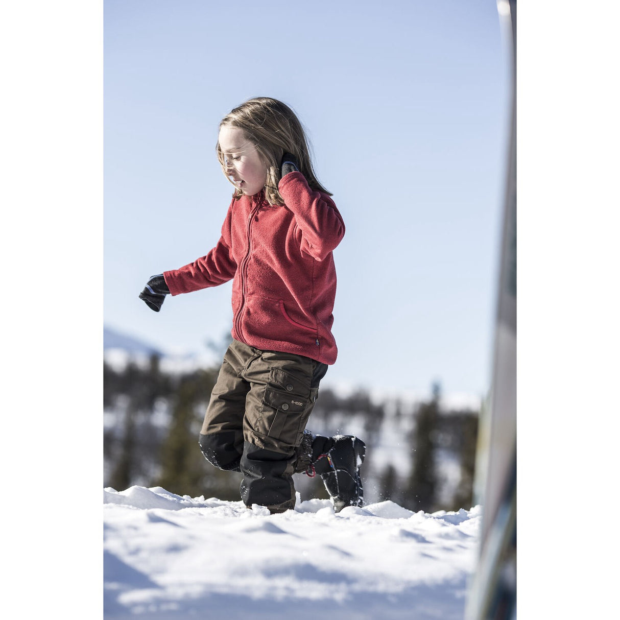 Fjällräven Deep Forest Kids Vidda Padded Trousers