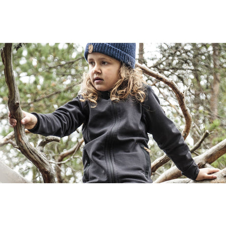Fjällräven Dark Navy Kids Keb Fleece Hoodie