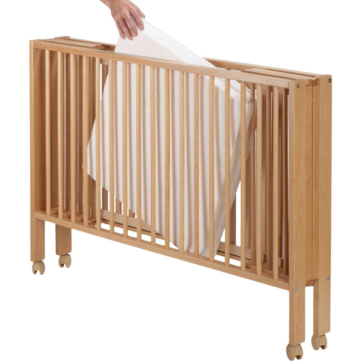 tiSsi® Nature Jori Sammenklappelig Bed Massiv Beech