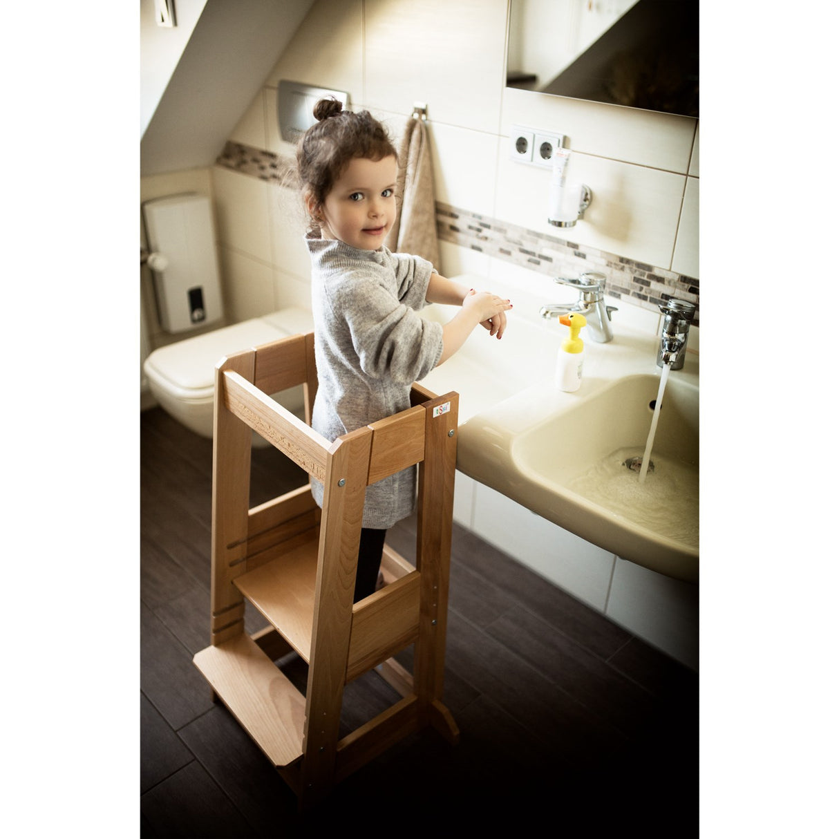 tiSsi® Nature Felix Learning Tower Solid Beech