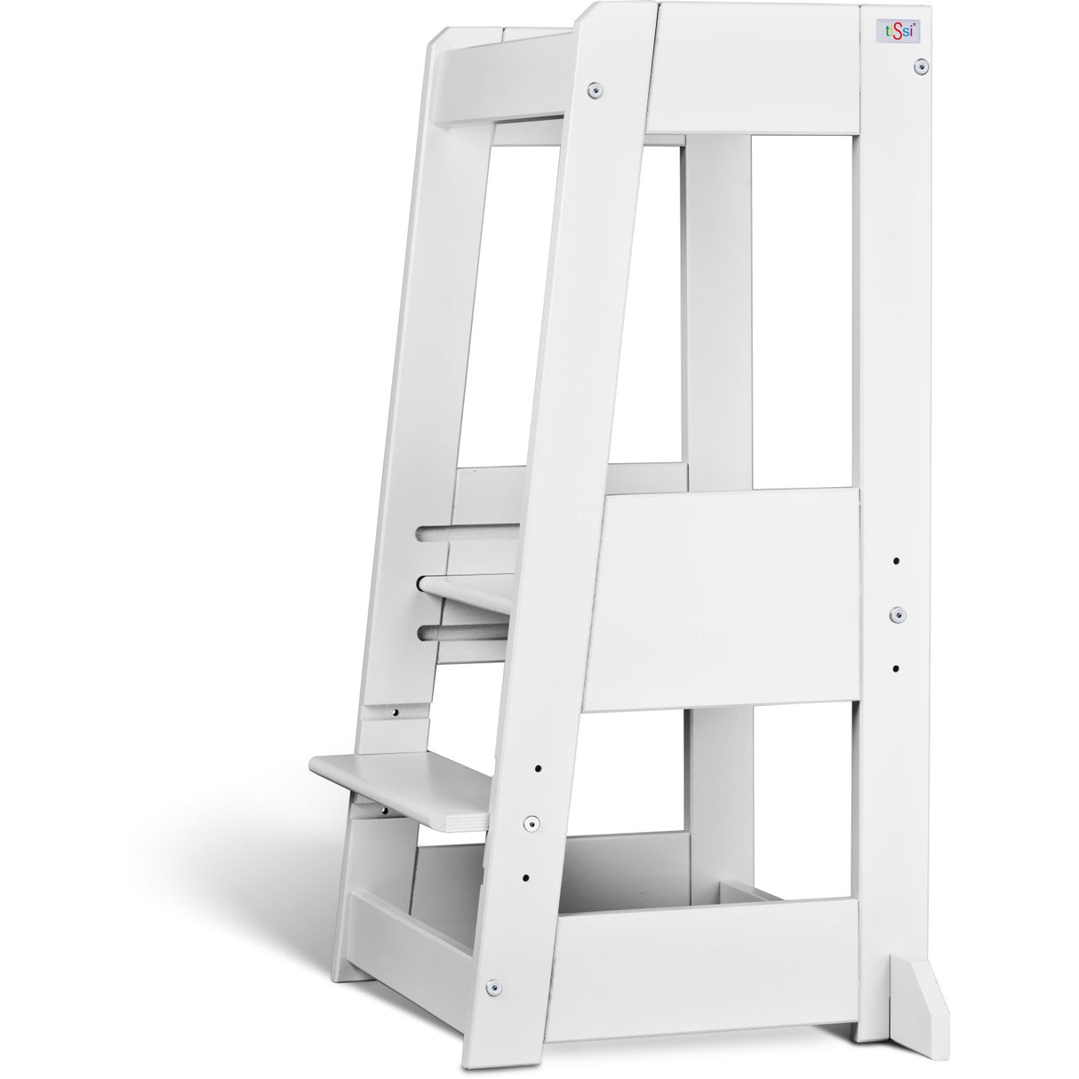 tiSsi® White Laquer Felix Learning Tower Solid Beech