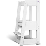 tiSsi® White Laquer Felix Learning Tower Solid Beech