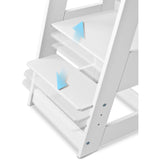 tiSsi® White Laquer Felix Learning Tower Solid Beech