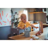 tiSsi® Stormy Grey Laquer Felix Learning Tower Massiv Beech