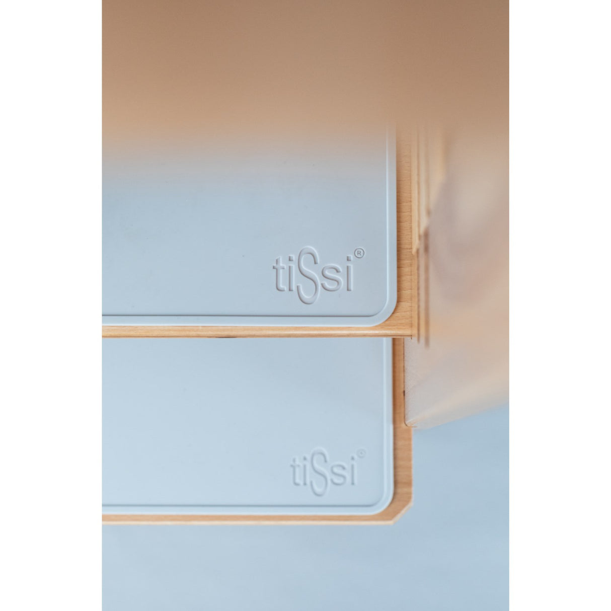 tiSsi® Grey Felix Non-Slip Mats - Set With 2 For Learning Tower Felix