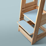 tiSsi® Grey Felix Non-Slip Mats - Set With 2 For Learning Tower Felix