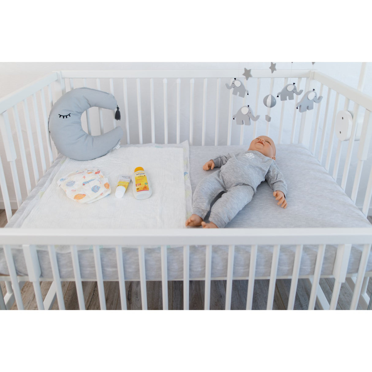 tiSsi® White Laquer Hajo Barneseng Massiv Beech