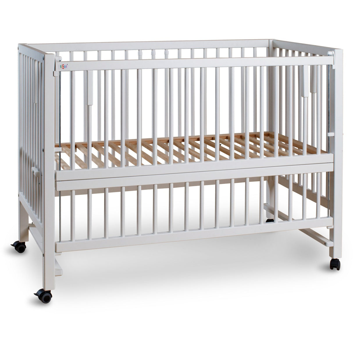 tiSsi® White Laquer Hajo Barneseng Massiv Beech