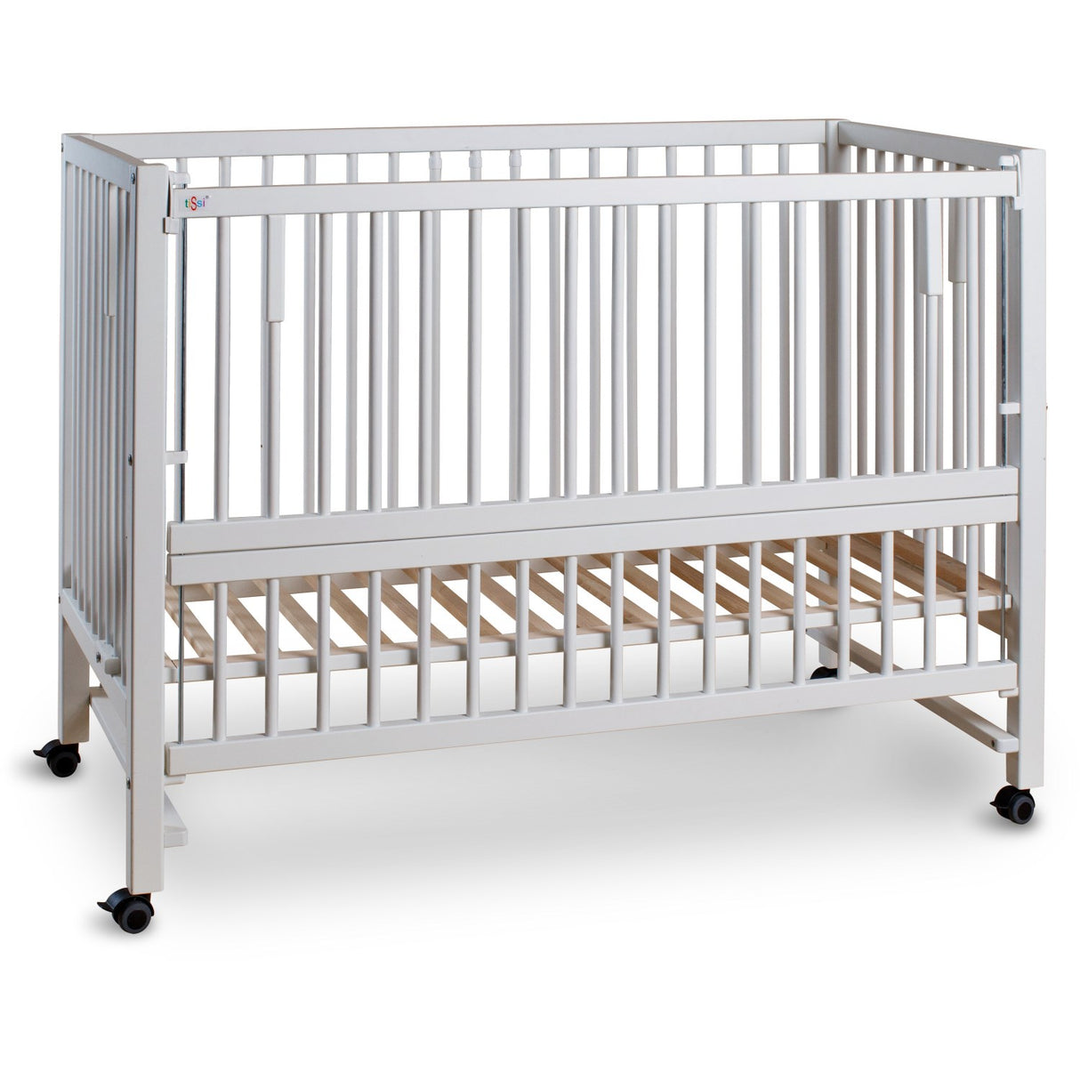 tiSsi® White Laquer Hajo Barneseng Massiv Beech